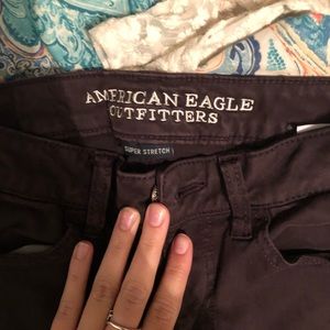 Dark faded purple American eagle